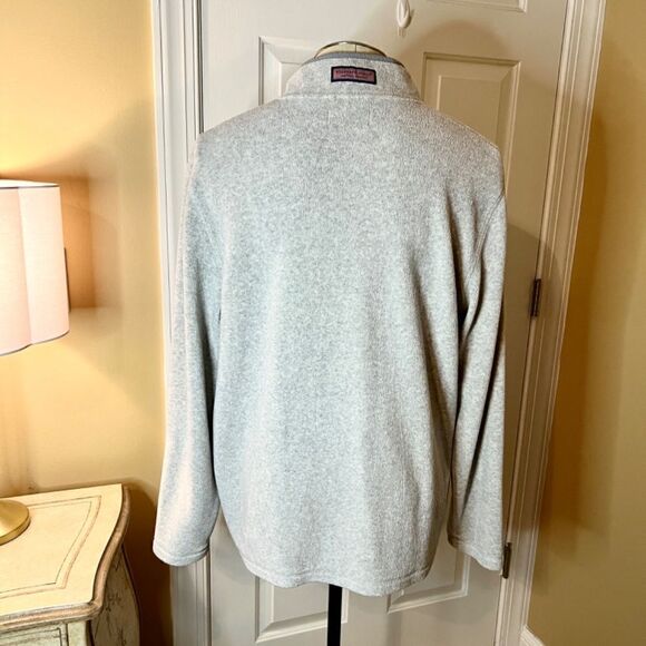 NWOT Men's Vineyard Vines Sherpa 1/2 Zip Pullover Shirt Sweater Size XL - Picture 3 of 4